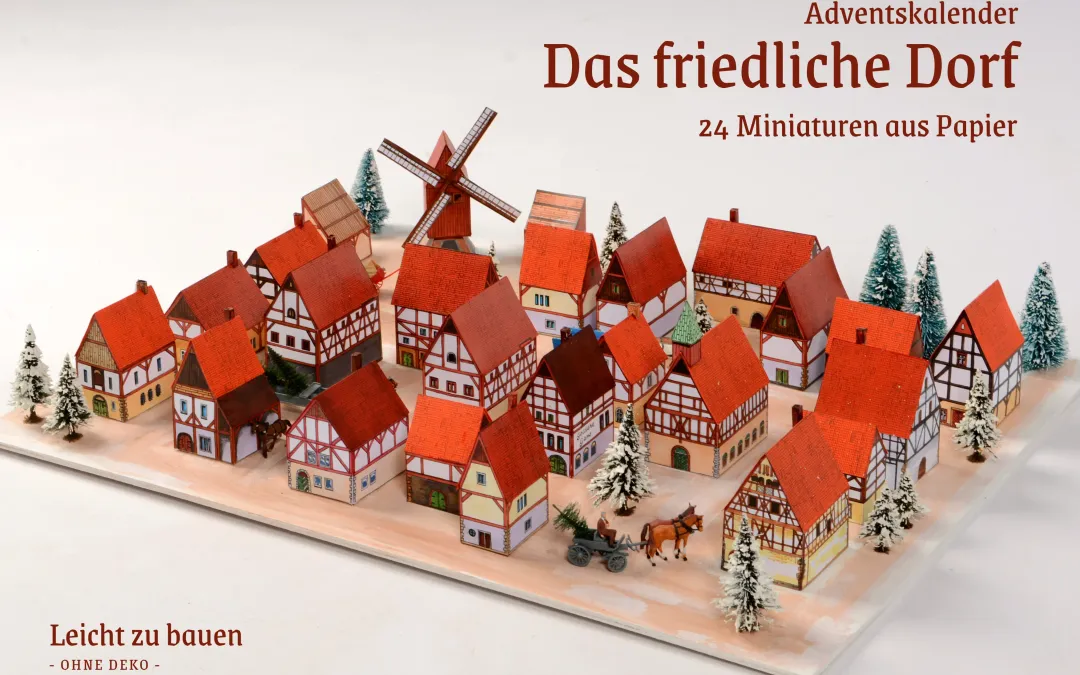 Titelbild für Adventskalender Friedliches Dorf
